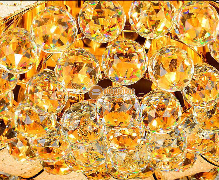 Đèn ốp trần thủy tinh kiểu dáng hoa cách điệu CM248-12